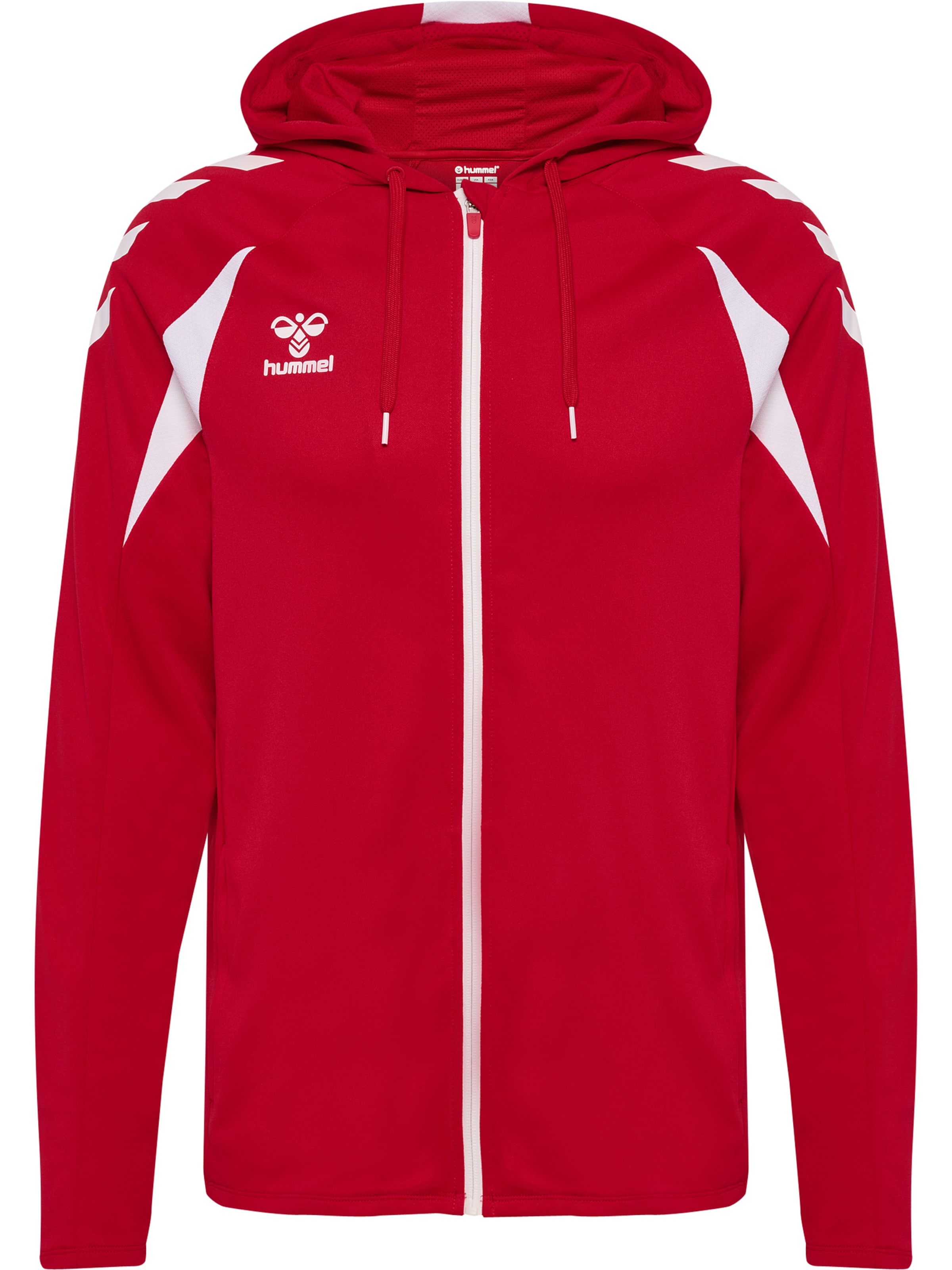 Hummel Sports sweat jacket 'Core 2.0' in White: front