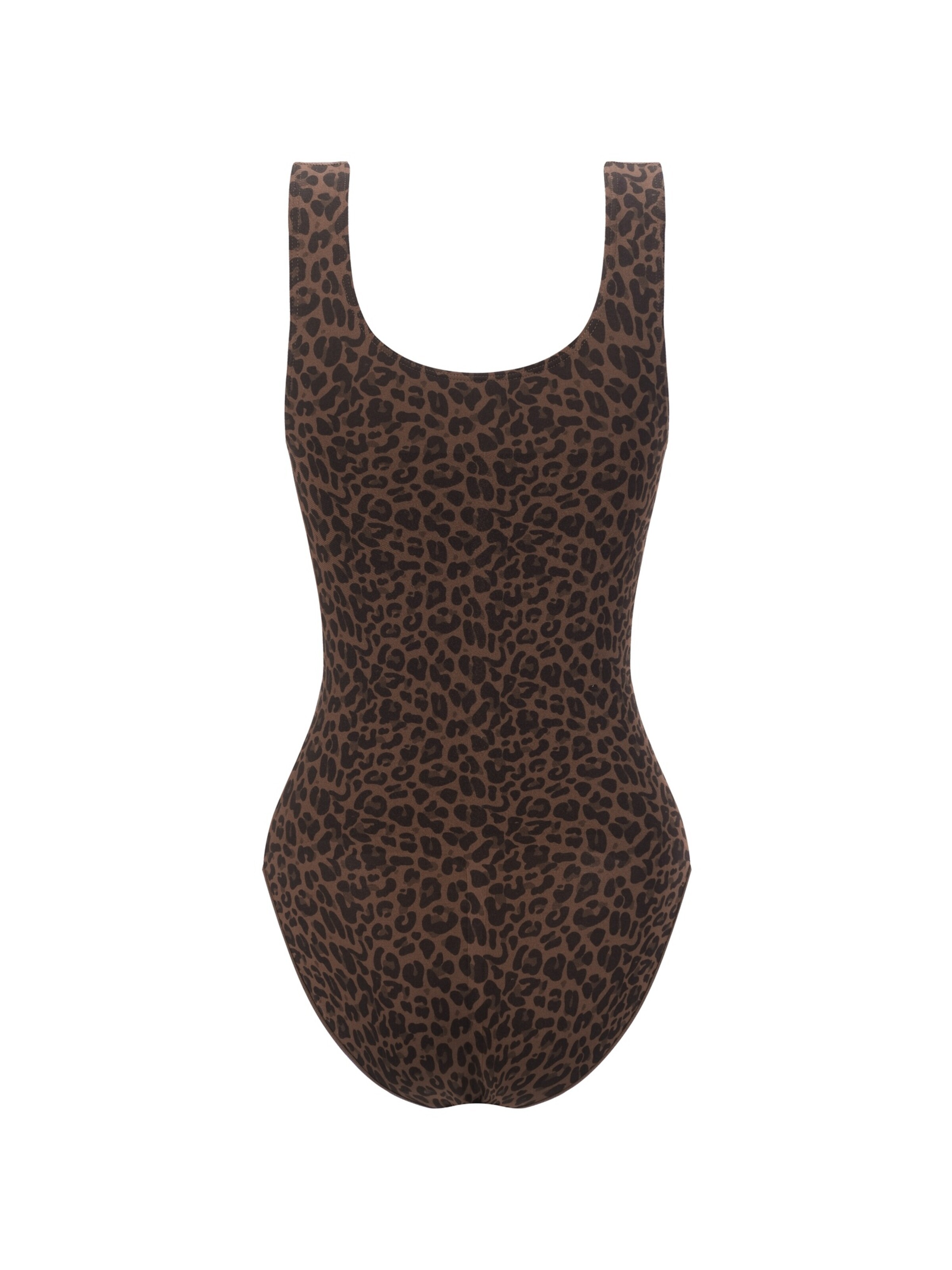 cfabBodi za oblikovanje 'Tank Bodysuit Sculpting Shapewear mit Slip' - smeđa boja