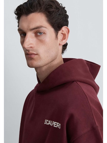 Scalpers Sweatshirt ' ' i rød: forside
