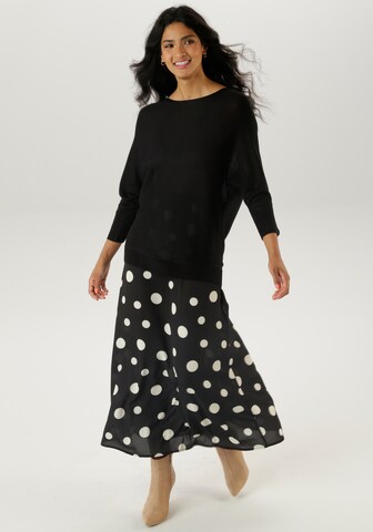 Aniston SELECTED Pullover in Schwarz