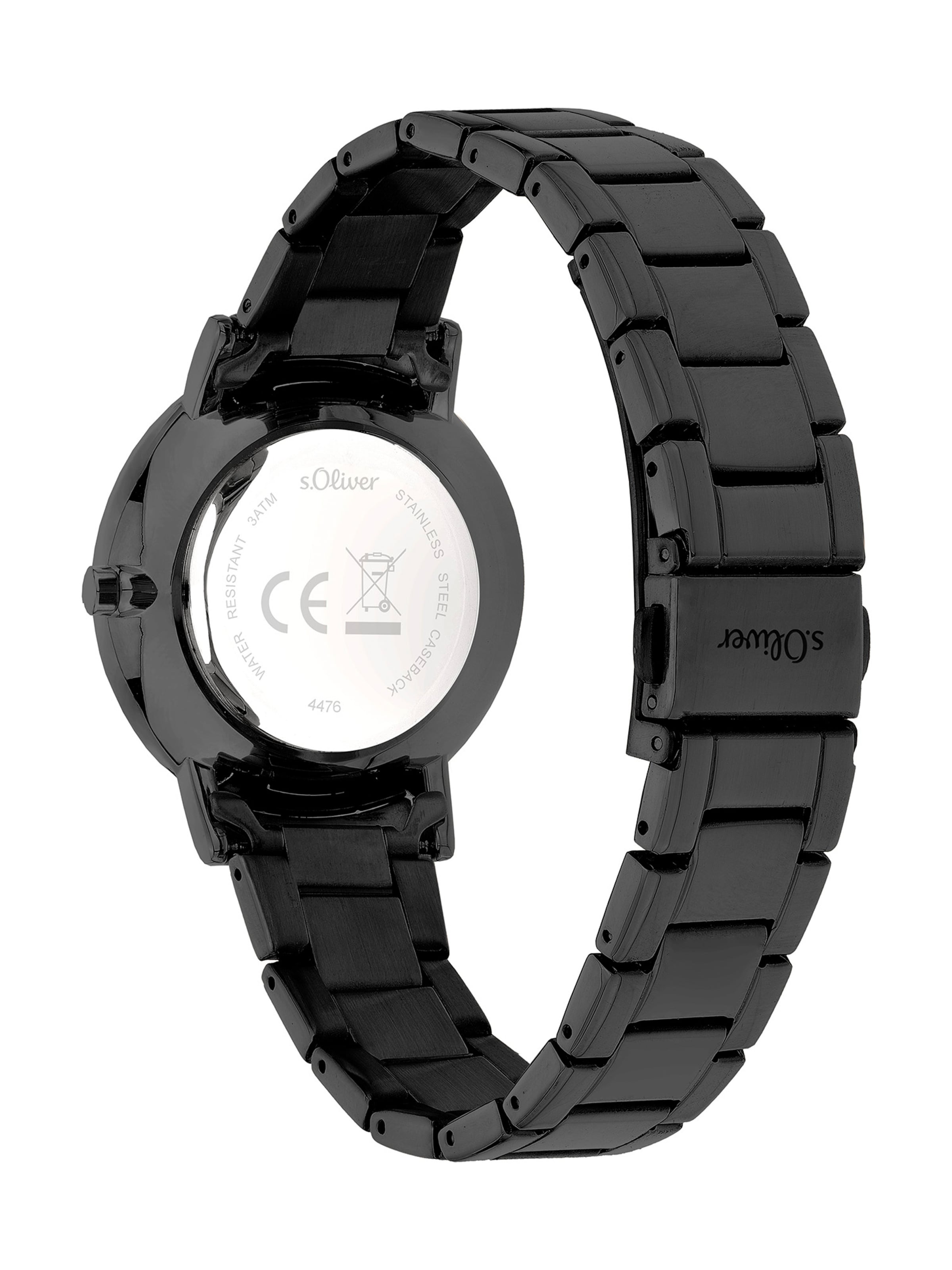 Montre à affichage analogique s.Oliver en noir