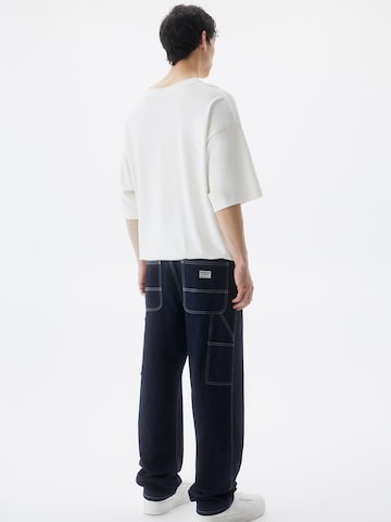 Pull&Bear Loosefit Jeans in Blau