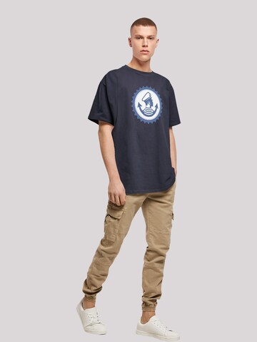 F4NT4STIC T-Shirt 'Knut und Jan Hamburg' in Blau
