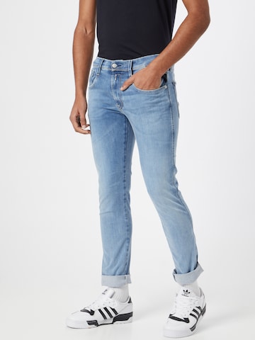 REPLAY Slimfit Jeans 'Anbass' i blå: forside