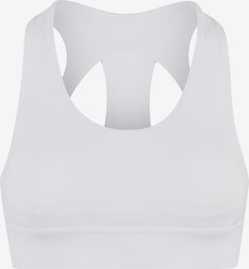 Soutien-gorge de sport Urban Classics en blanc : devant