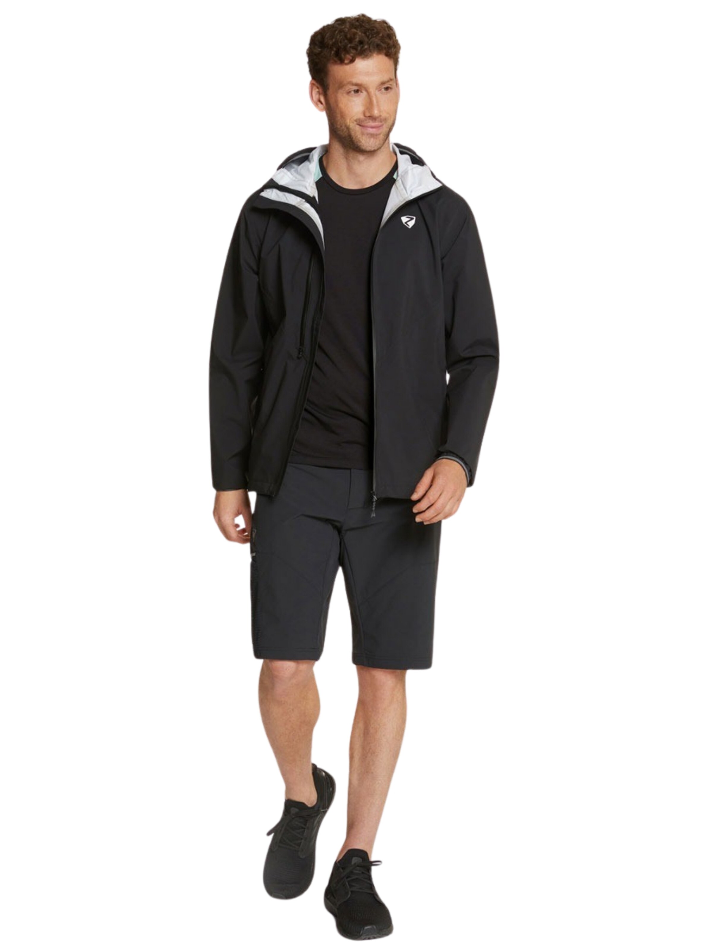 Giacca per outdoor 'Naron' di ZIENER in nero