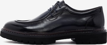 Scarpa stringata di Derimod in blu: frontale