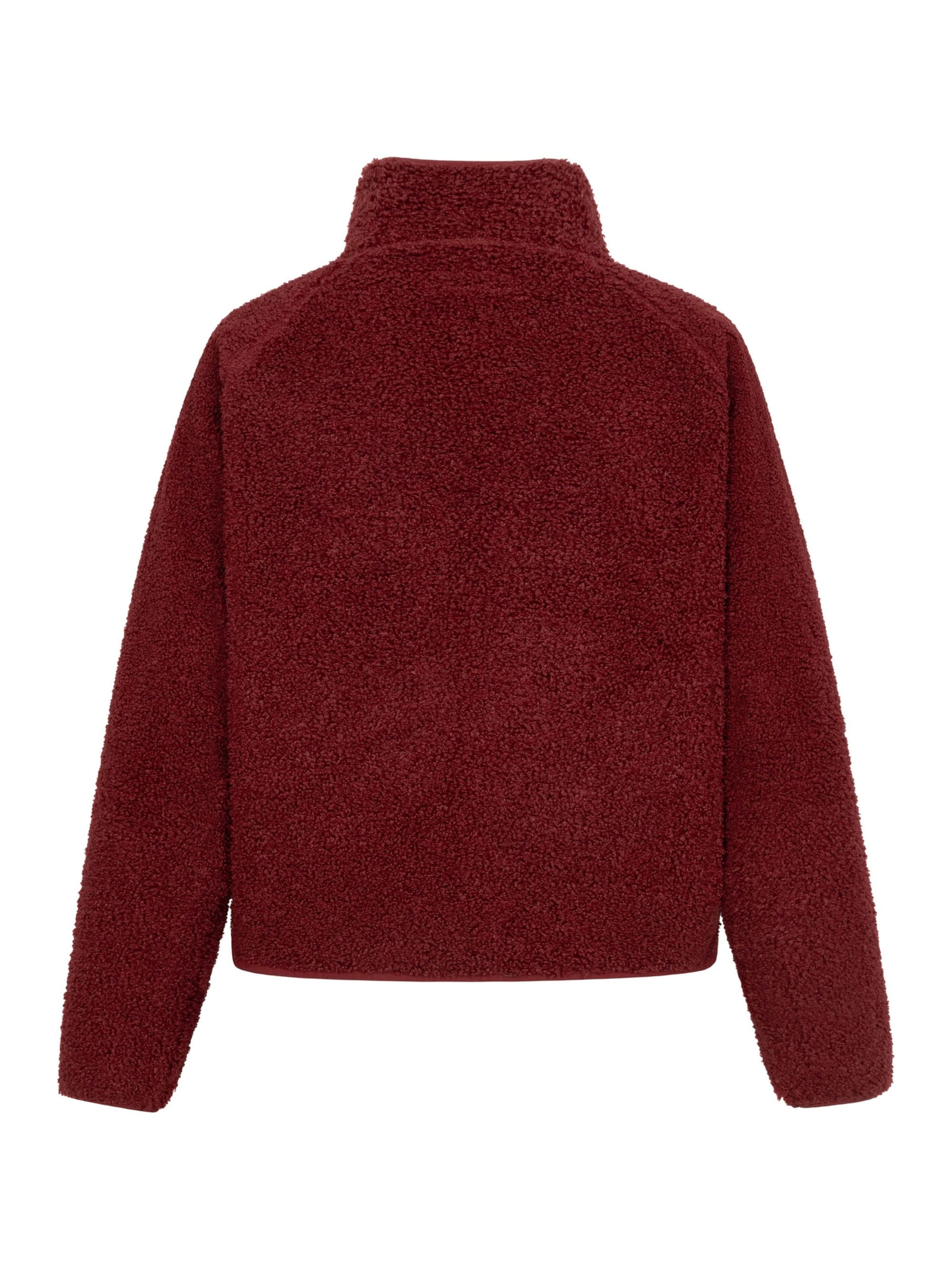 Derbe Fleece Jacket 'Kuschelby' in Red