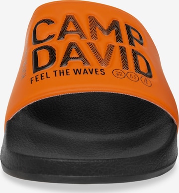 CAMP DAVID Mules in Orange