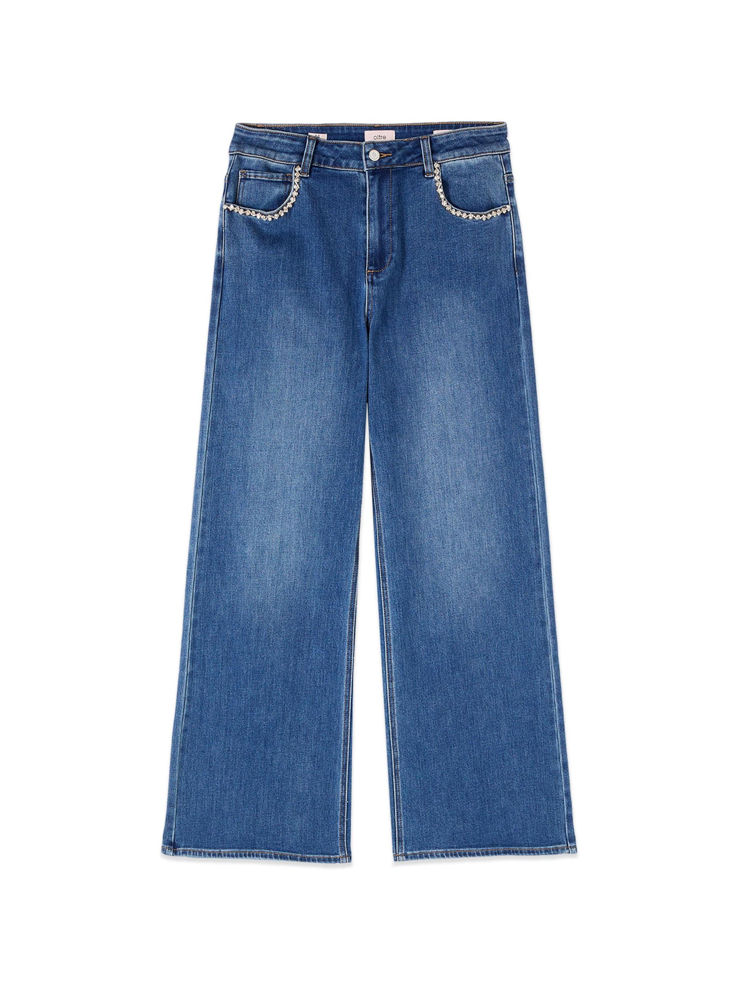 Baggy Jean oltre en bleu : devant