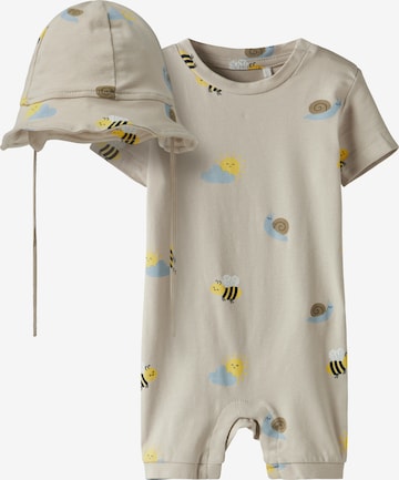 Set 'NBMVROELS' di NAME IT in beige: frontale