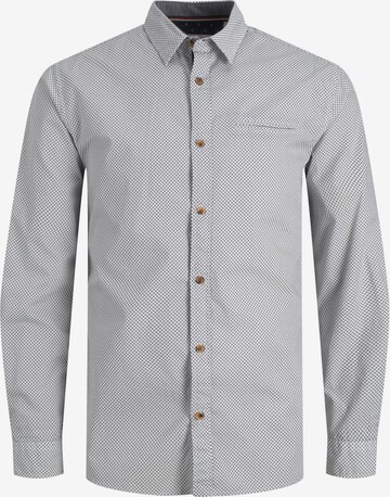 Jack & Jones Plus Regular fit Overhemd in Wit: voorkant