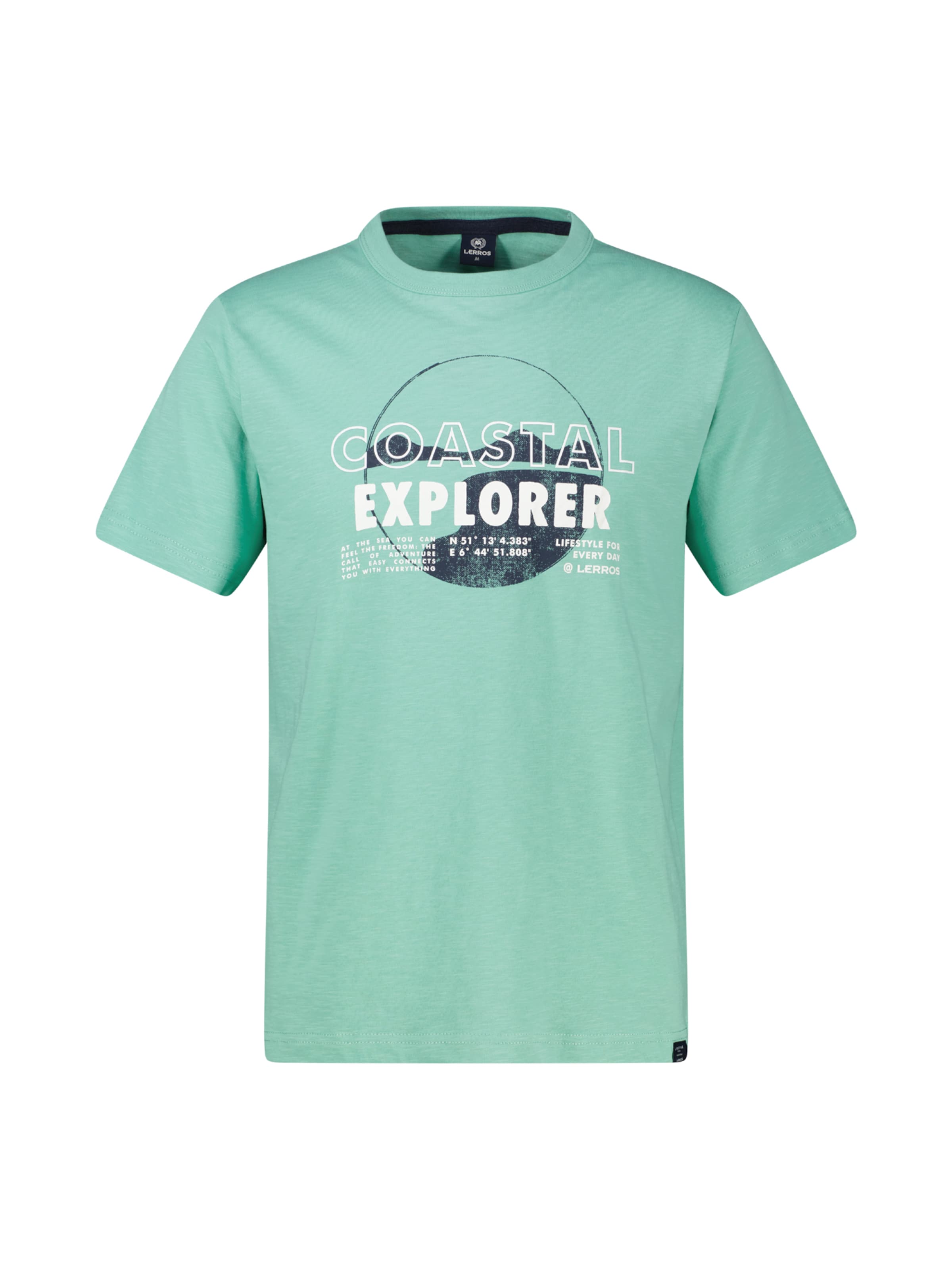 LERROS Shirt in Groen: voorkant