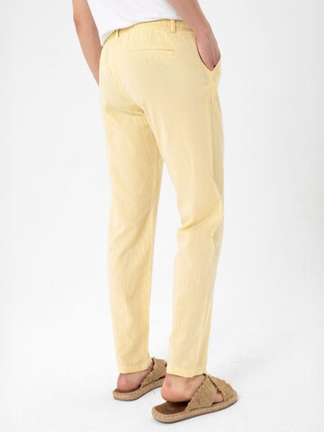 By Diess Collection Slimfit Kalhoty – žlutá