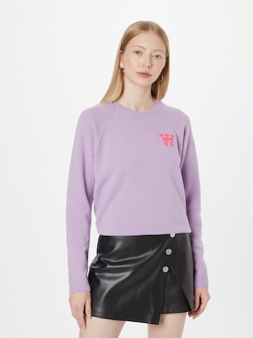 Pull-over 'Asta' WOOD WOOD en violet : devant