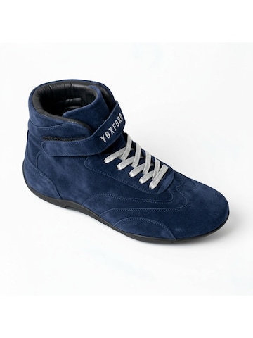 Baskets hautes 'Pat Moss Boots' Yoxeone en bleu : devant