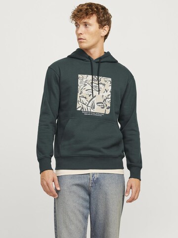 JACK & JONES Sweatshirt 'JORVesterbro' in Green: front
