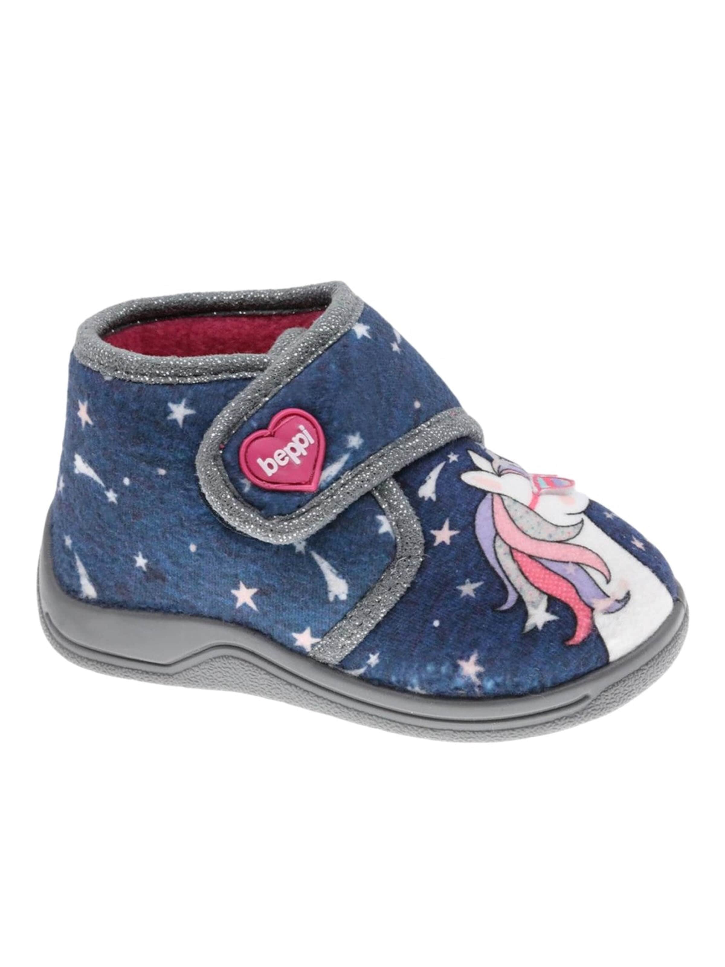 Beppi Huisschoenen 'Indoor Shoe' in Blauw: voorkant