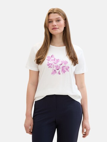Tom Tailor Women + Majica | bela barva