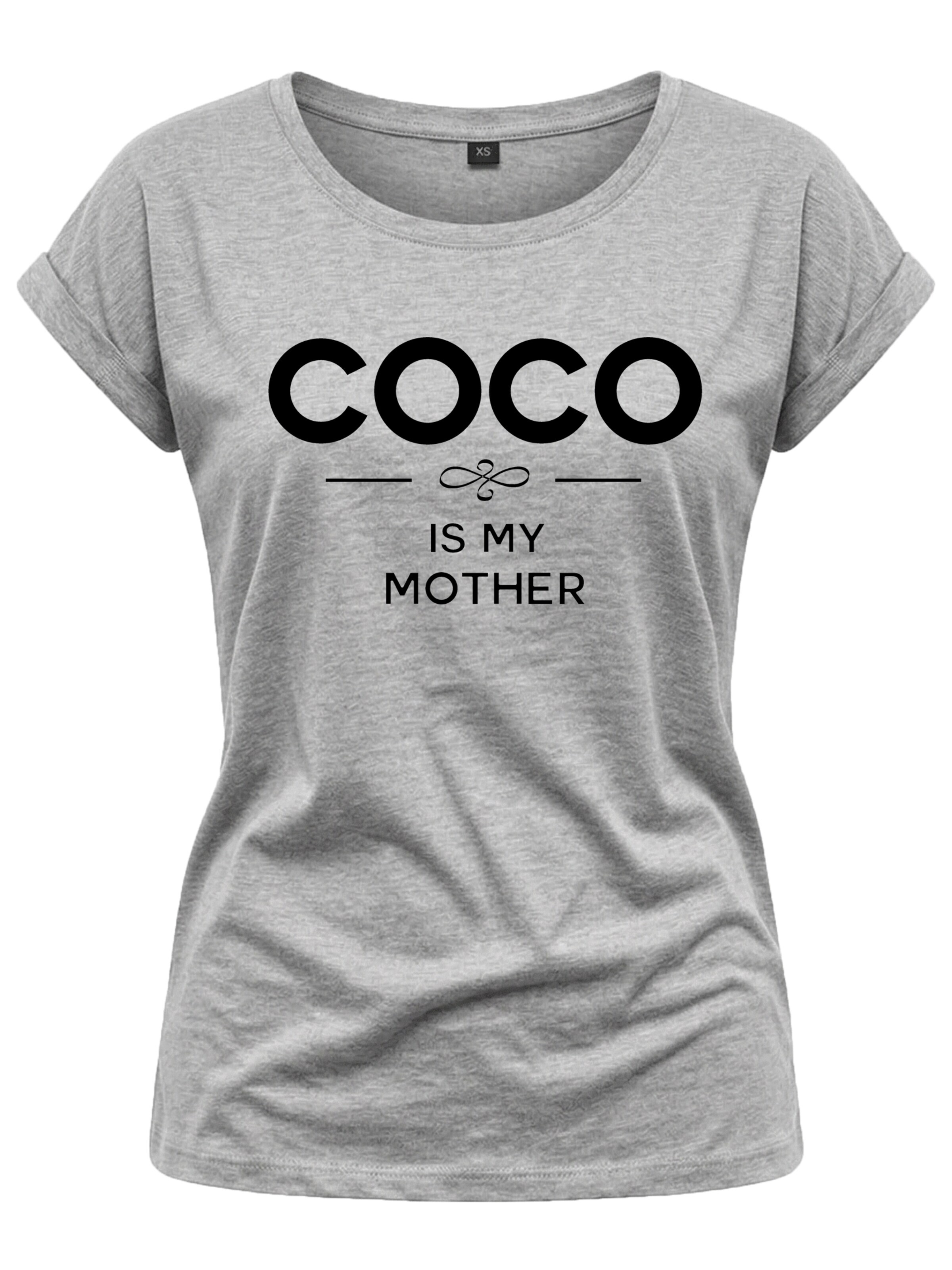 MAKAYA Shirt 'Cocois my Mother' in Grey: front