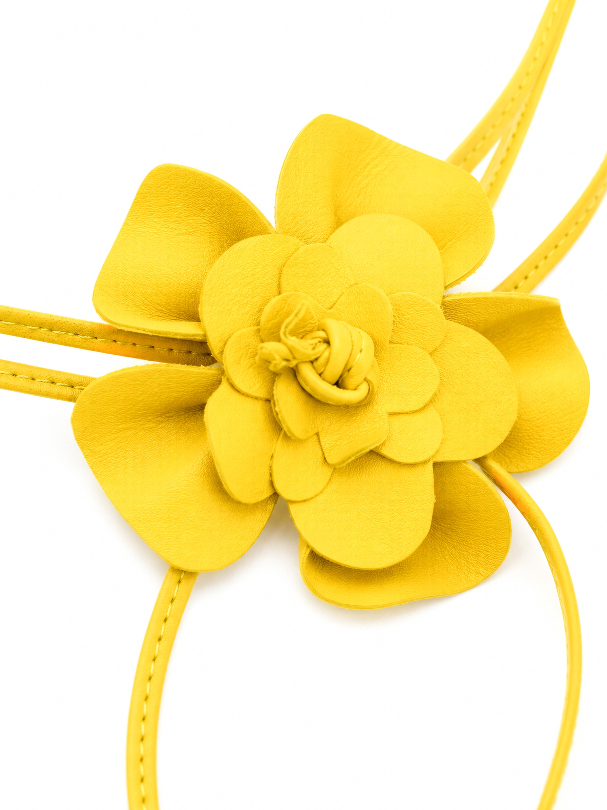 COLLEZIONE ALESSANDRO Belt 'Blüte' in Yellow