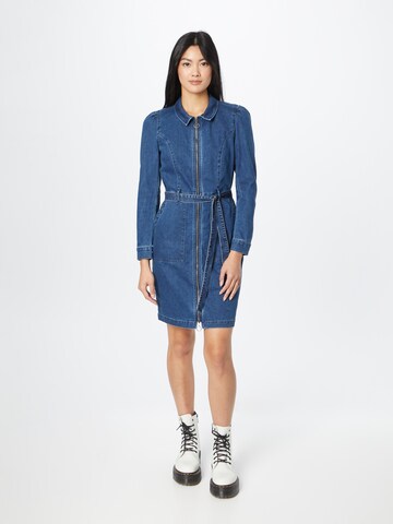 ONLY Blousejurk in Blauw: voorkant