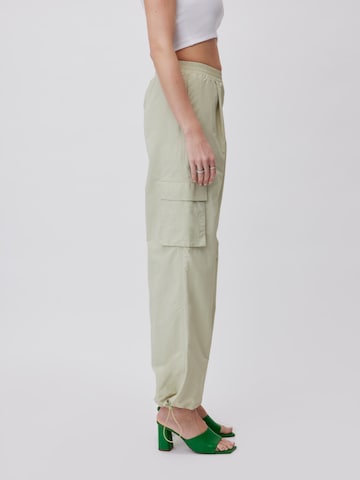 LeGer by Lena Gercke Wide leg Cargo Pants 'Elanor' in Green