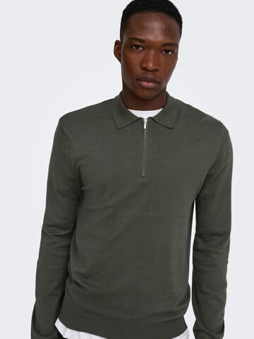 Only & Sons Sweater in Green