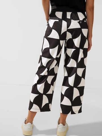 Wide leg Pantaloni de la STREET ONE pe negru