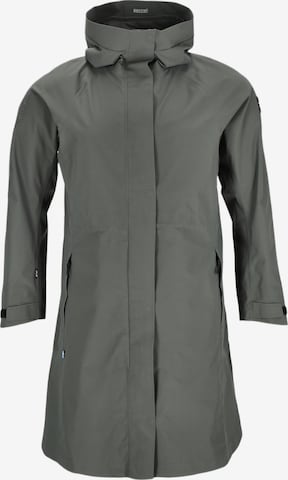 Cappotto outdoor 'Öckerö' di SWEDEMOUNT in verde: frontale