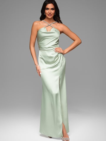 Ombre Evening Dress in Green