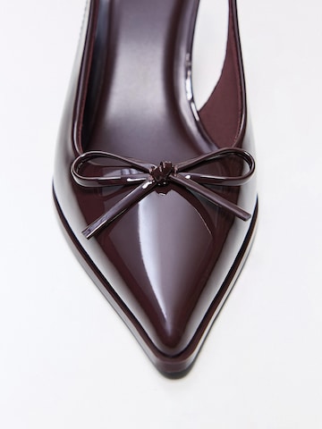 Bershka Slingback pumps in Red