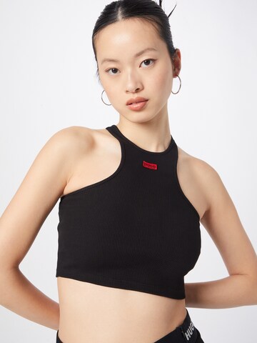 HUGO Top 'Danola' in Black