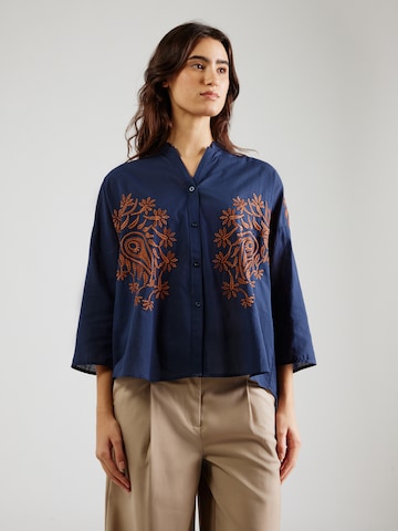 MORE & MORE - Blusa en azul: frente