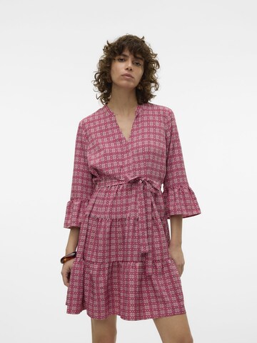 VERO MODA Jurk 'ZERA' in Roze: voorkant