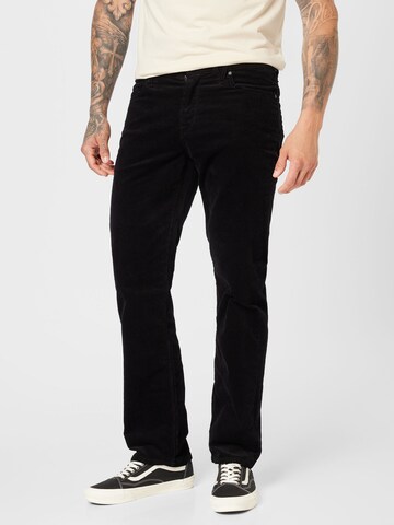 Volcom Regular Broek 'SOLVER' in Zwart: voorkant