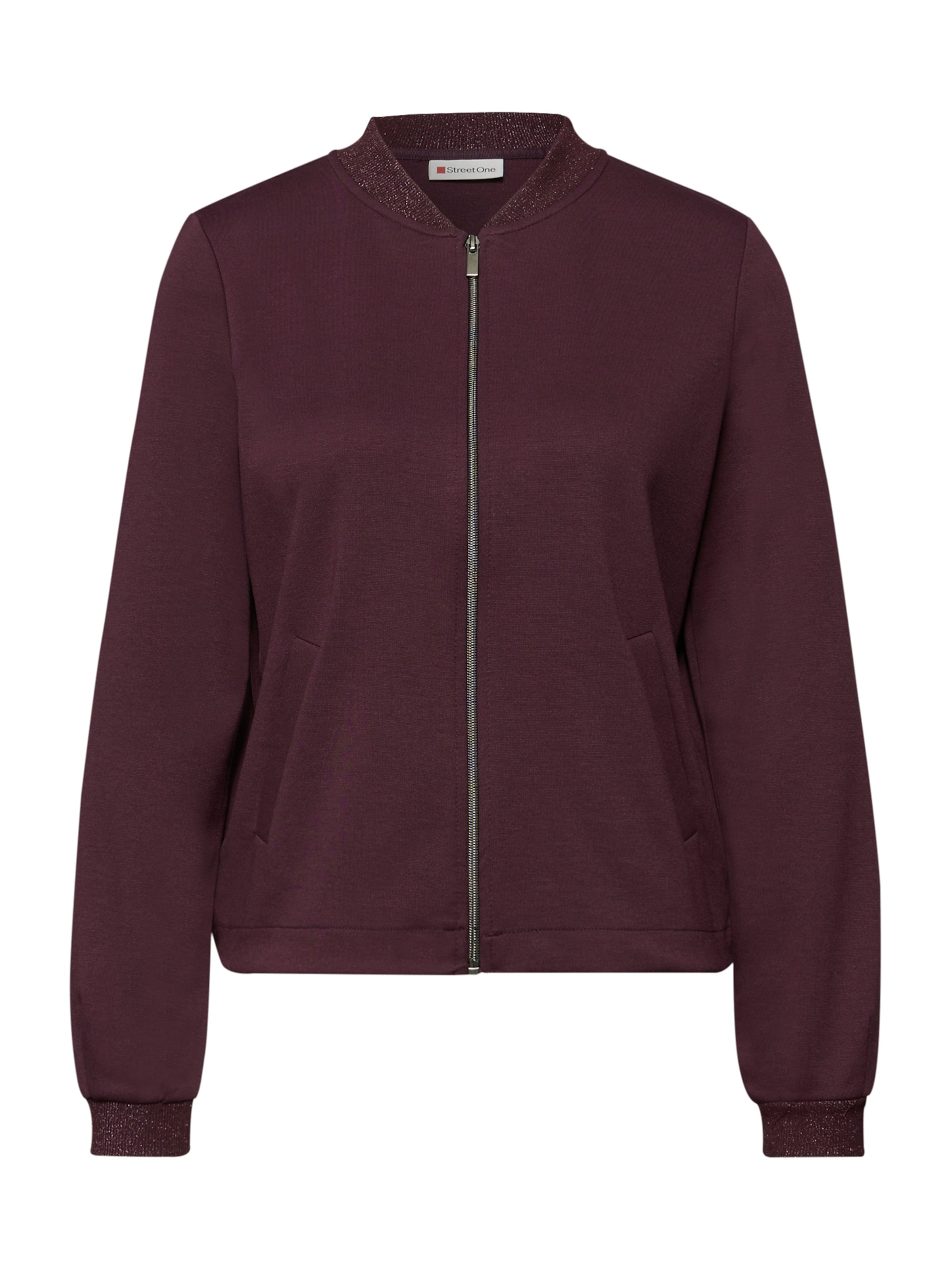 STREET ONE - Sudadera con cremallera en rojo: frente