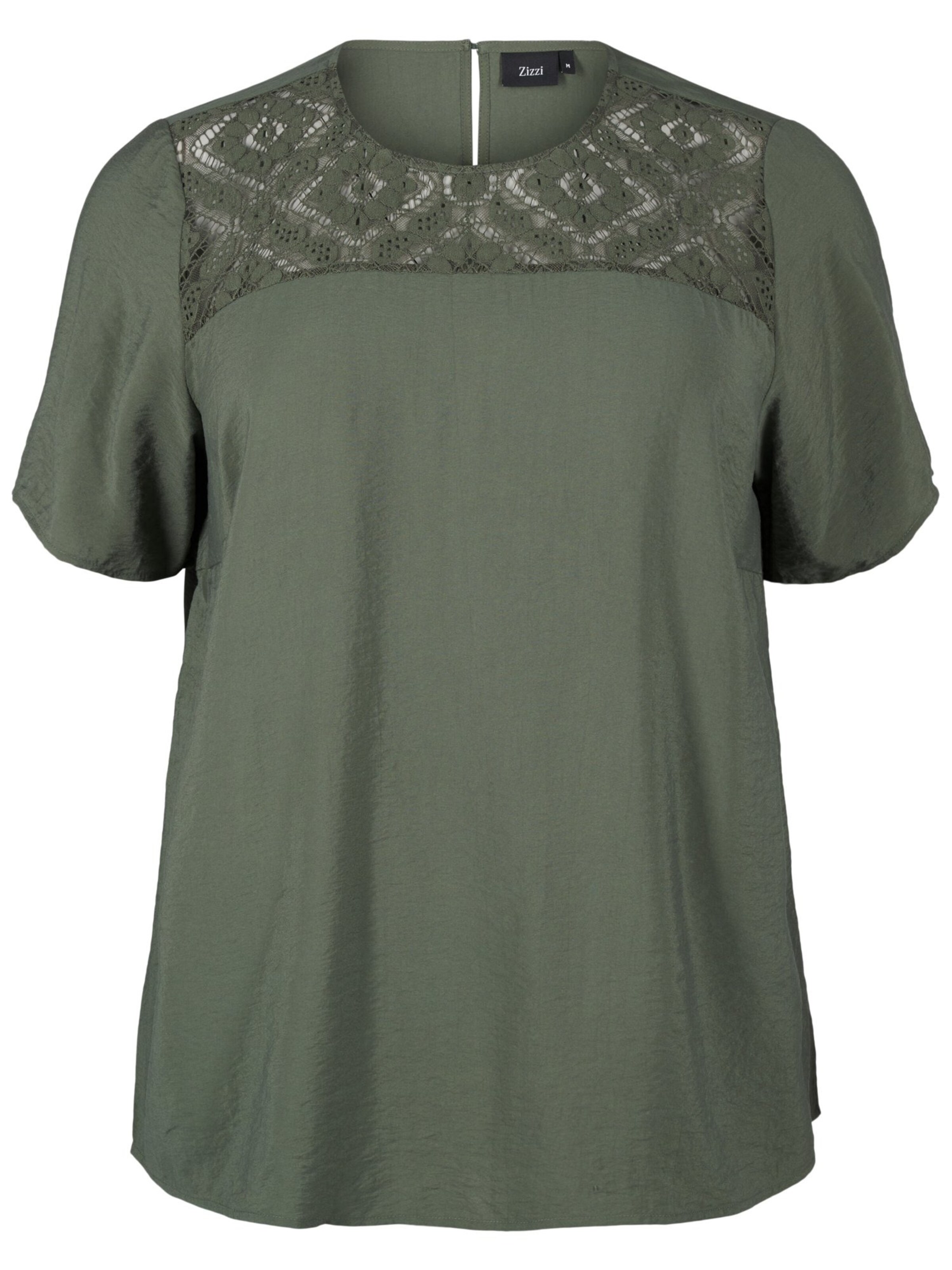 Camicia da donna di Zizzi in verde: frontale