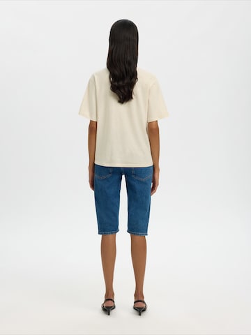 SELECTED Shirt 'SLFADA' in Beige