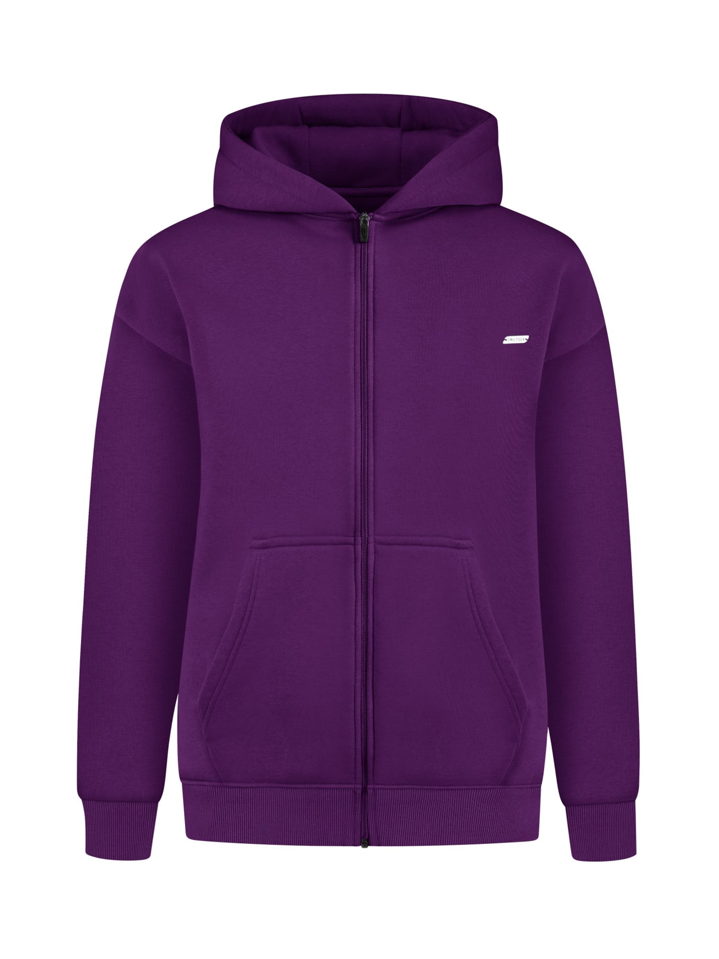 Smilodox Sweatvest in Lila: voorkant