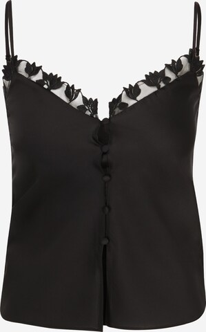 Chemise de nuit 'TENDRESSE' ETAM en noir : devant