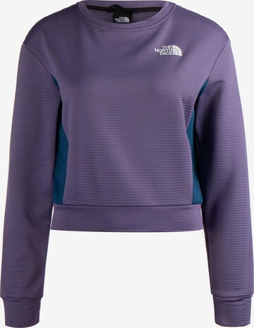 THE NORTH FACE Athletic Sweatshirt in Purple: front