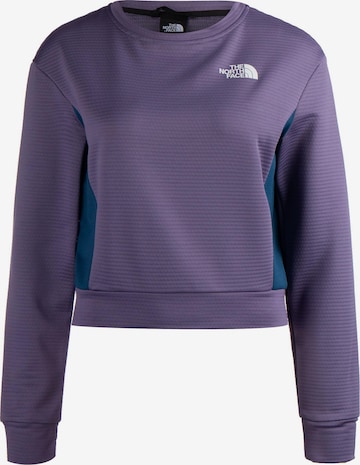 Sweat de sport THE NORTH FACE en violet : devant