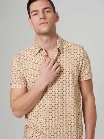 4funkyflavours Shirt 'Follow The Clouds' in Brown