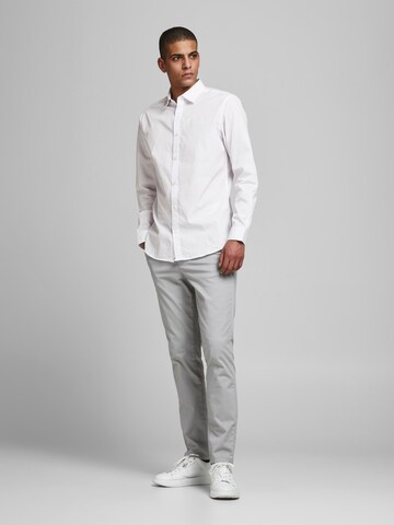 JACK & JONES Slim fit Business Shirt 'Joe' in White