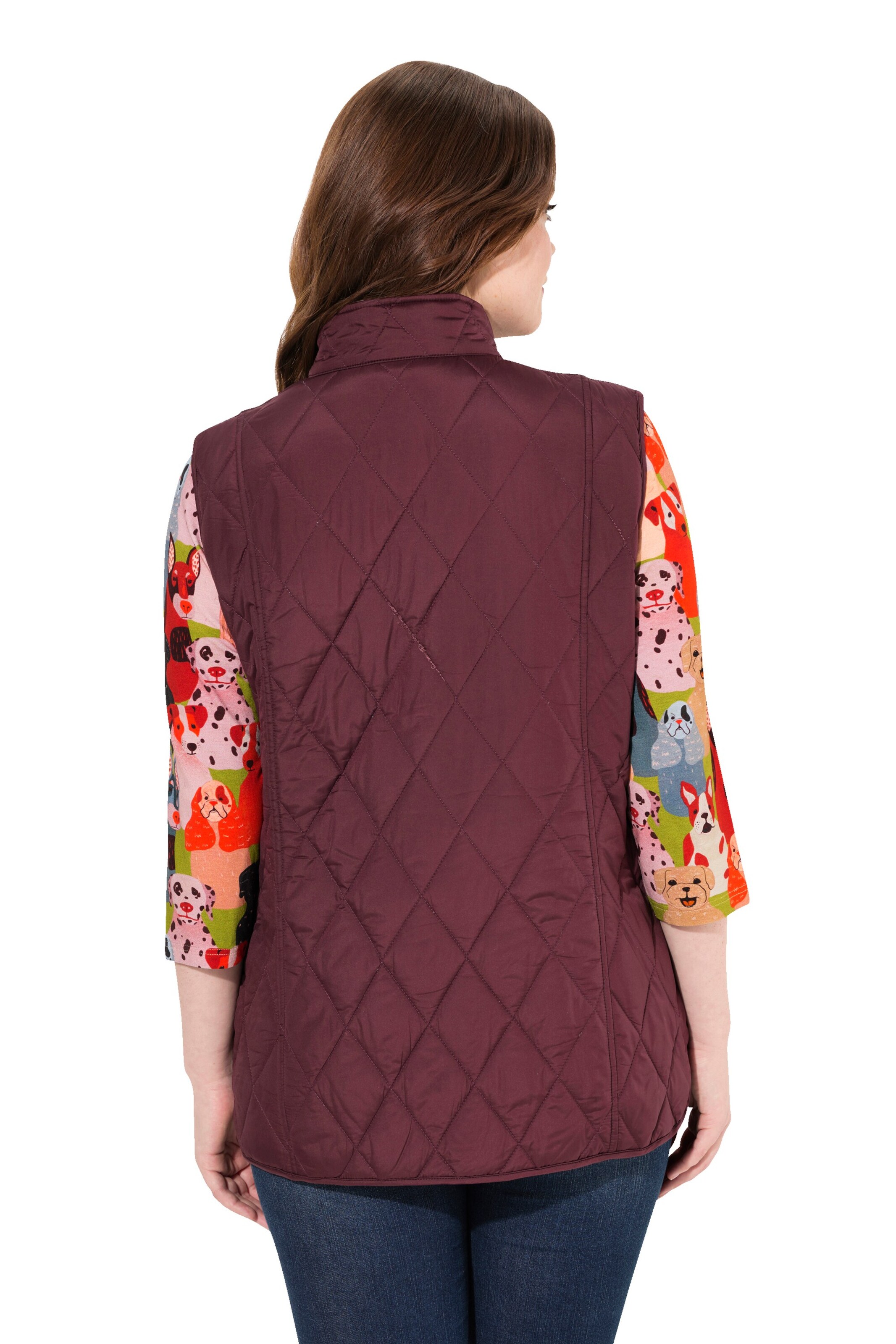 Ulla Popken Weste in Rot