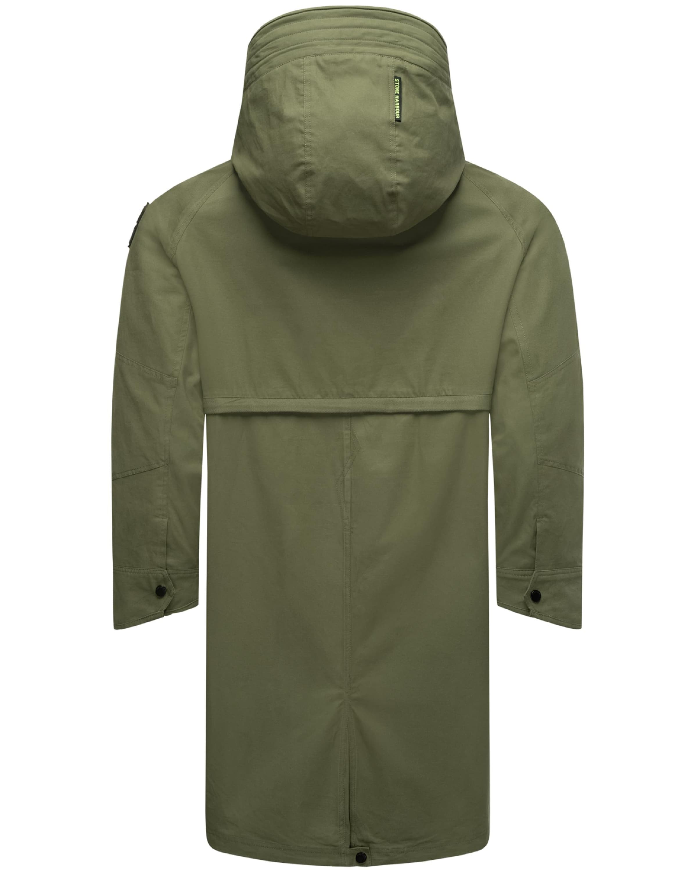 STONE HARBOUR Overgangsfrakke 'Yaroon' i grøn