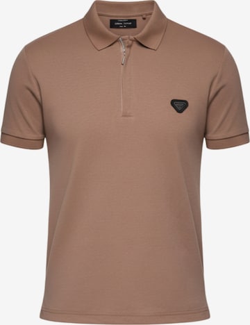 Ombre Shirt in Brown: front