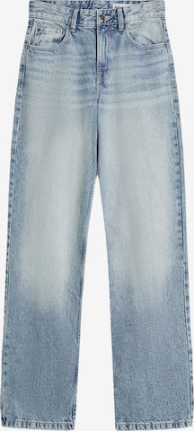 Jean Bershka en bleu : devant