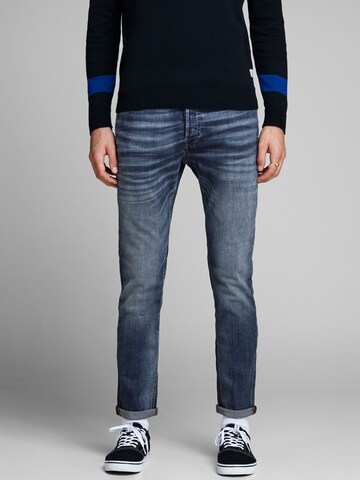 JACK & JONES Slimfit Jeans 'Tim Original' in Blau: predná strana